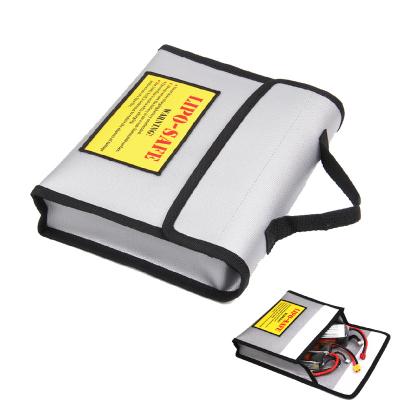 China High Quality Waterproof Silicone Coated Lipo Battery Protective Fiberglass Safe Heater Bags Fire Retardant Money Bag for sale