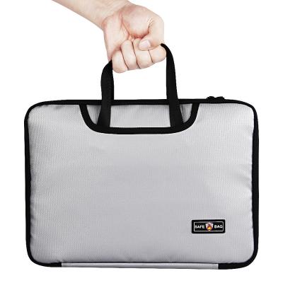 China New Factory Custom Portable Fiberglass Waterproof Laptop Shoulder Case Document Fire Retardant And Waterproof Bag for sale