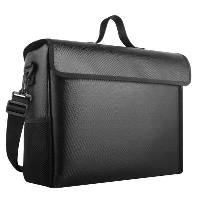 China Waterproof Custom Your Own Brand New Fireproof Travel Document Large Capacity File Storage Bag 37*12*28cm for sale