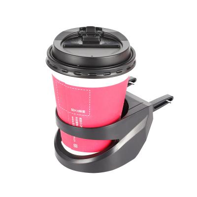 China Business/Portable Car Cup Holder Inserts Car Cup Holder Accessories Black Color Mini Luxury Car Cup Holder Tray for sale