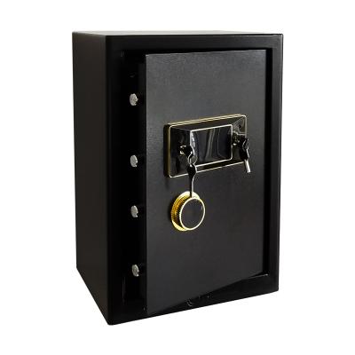 China 2021 Heavy Steel Office Hotel Homes Digital Touching LCD Display Secret Security Safe Box Safe Security Safes for sale