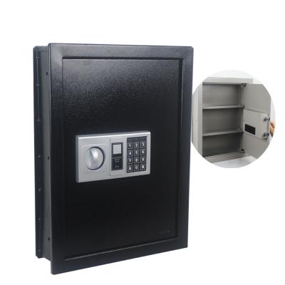 China Digital in wall 2 taller shelves inside hidden safe (H) 486mm* (W) 365mm* (D) 100mm for sale