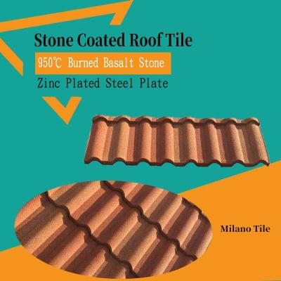 China Good Quality Modern Cheap Coating Stone Metal Roof Tile China Sale Wholesale for sale