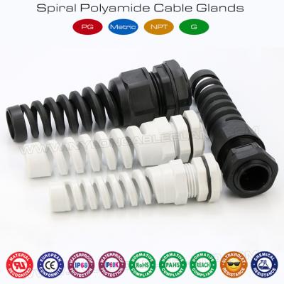 Cina Cable Gland PG e metrica IP68 Polyamide impermeabile (Nylon) con flessione e flessibilità in vendita