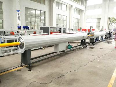 China Plastic HDPE PP Water Gas Pipe Making Machine With PLC Controlling for sale