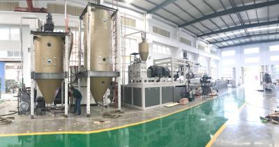 China Single - Screw Plastic Extruder Machine , Plastic Sheet Extrusion Line Low Noise for sale