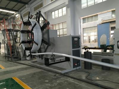 China PE Plastic Pipe Making Machine , Water Supply And Gas Supply Pipe Extrusion Line for sale