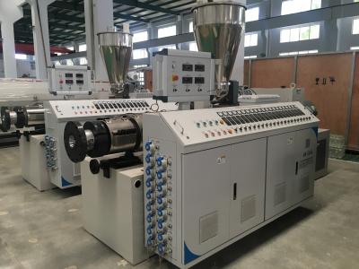 China Twin Screw Plastic Extruder Machine For PVC Pipe Sheet Profile And Granules for sale