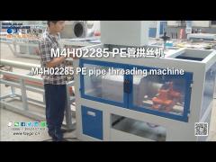 pe pipe threading machine