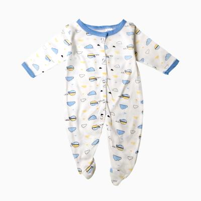 China Polyester Cotton Personalized Crawling with Feet, Custom Baby Tights, Cozy Clothes for Newborn Boys and Girls, 0-9 Months Polyester Cotton for sale