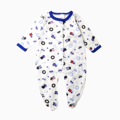 China Spandex/Cotton Made in China Polyester Cotton Printed Overalls Baby Overalls Tight Fit Comfy Climbing Suit for sale