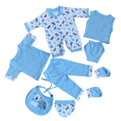 China Breathable Made in China 8 Piece Baby Overalls Long Sleeve Design 100% Cotton Baby Clothes Winter Baby Clothes for sale