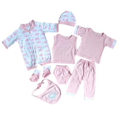 China Breathable Custom Printed All Cotton Newborn Baby Clothes Newborn Baby ClothingSpring And Fall Clothing for sale