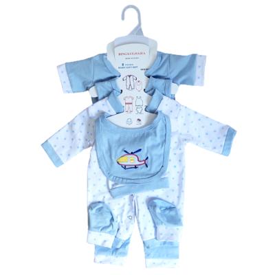 China Breathable our factory produces 8 sets of all cotton baby boy and girls kids wear printed 100% cotton children short sleeves fabric for sale