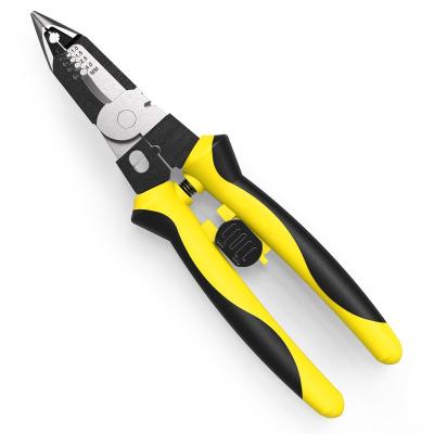 China MULTI FUNCTIONAL Cable Crimp Wire Crimper Wire Stripper Pliers Electric Crimping Tool for sale