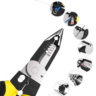 China MULTI FUNCTIONAL Professional Wire Pliers Stripping Tool / Crimping Tool for sale