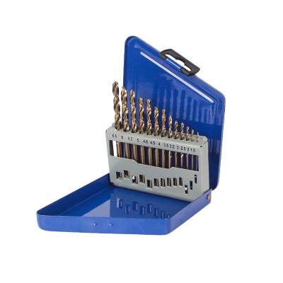 China Iron Hss M35 Cobalt Containing Twist Shank Fully Grinding Straight Stainless Steel Metal Perforating Drill Bit Set Micro:Bit for sale