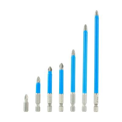 China Wholesale High Quality Electric High Quality Anti Slip Ph2 Screwdrivers Chrome Vanadium Alloy Steel Anti Slip Magnetic Screwdriver Bit for sale