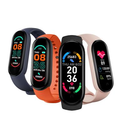 China M6 GPS navigation smart watch band color screen banda inteligente heart rate fitness fitness tracker sport for IOS Android for sale