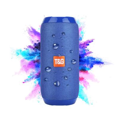 China TF FM Bass AUX Double Speaker Subwoofer Speaker BT Phone Function TG117 Outdoor Wireless Speaker. portable waterproof radio for sale