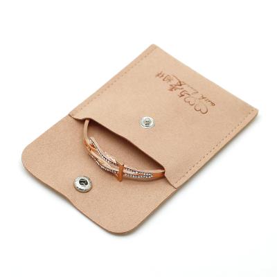 China Suede Jewelry Pouch For Storage Earrings Necklace Bracelet Pile Bag Envelope Bag Customized Size Easy Bag for sale