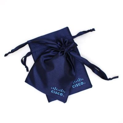 China Custom Shoe Bag Satin Bags Packaging With Logo Hair Silk Bags For Package Bag for sale