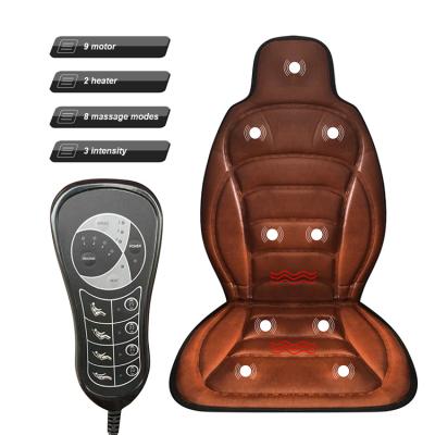 China Body Car Home Use Neck And Vibration Back Kneading Buttocks Seat Shiatsu Massage Cushion Neck And Back Massager With Heat Seat for sale