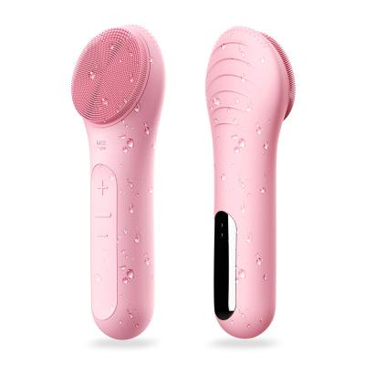 China DEEP CLEANSING Sonic Facial Cleansing Brush, Electric Face Cleansing Sweep Device for Rechargeable Silicone Skin Wash Deep Cleansing Machine for sale