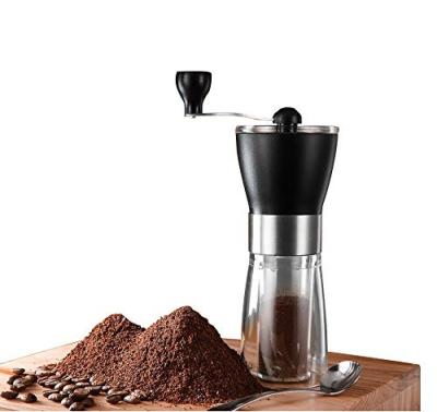 China Car Manual Coffee Grinder, Hand Bean Mill Stainless Steel Handle Portable Adjustable Ceramic Burr Assembly for Travel for sale