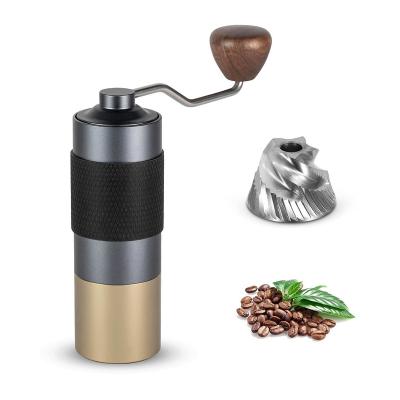 China Car Manual Coffee Grinder, Hand Coffee Grinder with Adjustable Conical Stainless Steel Burr Mill, 30g Capacity Portable Grinder for sale