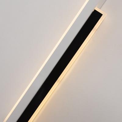 China Modern Modern Long Strip Led Wall Lamp For Living Room TV Background Decoration Indoor Fixtures for sale