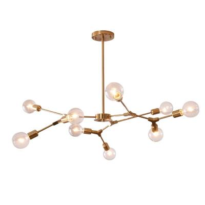 China Modern Nordic Modern Chandeliers LED Ceiling Multiple Lights In Living Room Bedroom Bar for sale