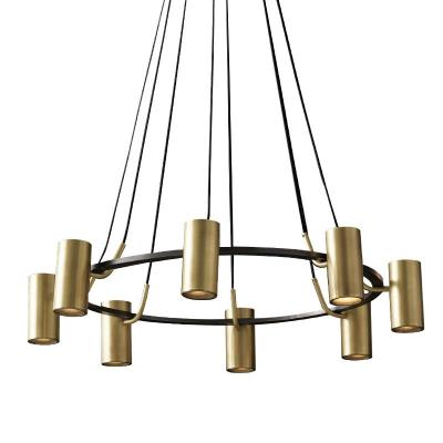 China Nordic living room retro chandelier bedroom study pattern room chandelier Nordic simple American post-modern modern dining room lamp for sale