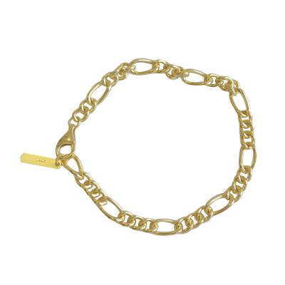 China Fashionable Custom Made Gold Plated 18K 925 Sterling Silver Buckle Bracelet For Women for sale