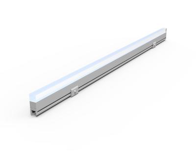 China Outdoor office/hotel IP65 building facade waterproof dmx led recessed ribbon tube strip light led linear wall joints lighting for sale