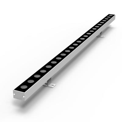 China Green 1000mm 36w Led Wall Washer Light RGBW DMX Control Building Facade Lighting for sale