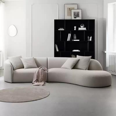 China Hendry factory office fabric living room sofa modern sofa set rice sofa bed white arc shaped sofas for sale