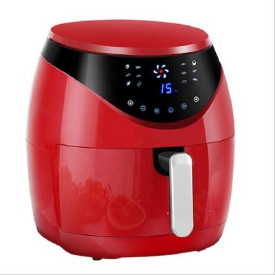 China Digital Touch 1800W Air Fryer Electric Hot Red Fryers Oven Oilless Cooker 7.5 Quart (7.5 Liter) Air Fryer With LCD Screen Digital Air Fryer for sale