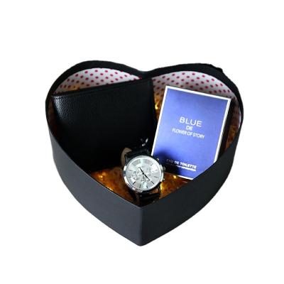 China Handmade Custom Design Romantic Heart Shaped Birthday Gift Box Gift Box Bowknot Love Packaging Box for sale