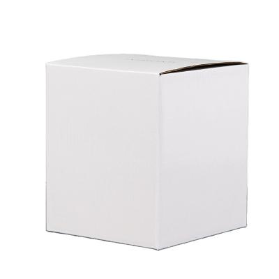 China New Arrival Wholesale White Corrugated Paper Corrugated Paper Packing Handmade Custom Gift Box Fo Simple Elegant Folding for sale