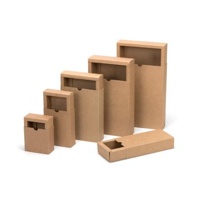 China Handmade Manufacturers Wholesale Custom Gift Box Luxury Design Kraft Paper Storage Cardboard Packaging Drawer Boxes for sale