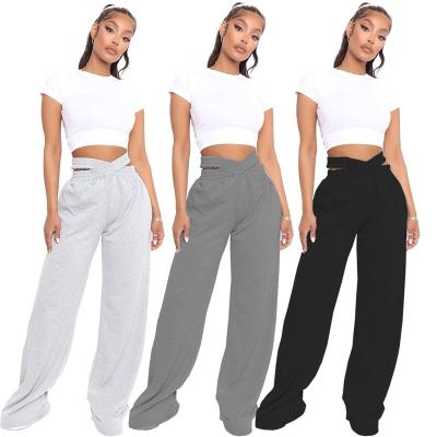 China 2021 new autumn anti-static cross-pants design wide leg pants pants for sale