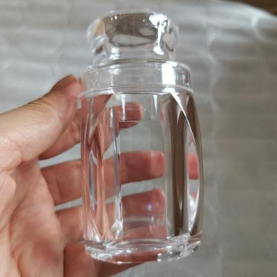 China Saffron Herbs Packaging 5g 10g Saffron Jar Transparent Plastic Bottle for sale