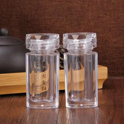 China Medicine Saffron Bottle Small Hexagon Vial Dye Bottles for sale