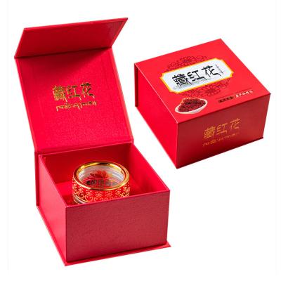 China Handmade Paper Gift Box Saffron Package Box Tea Coffee Cup Gift Box for sale