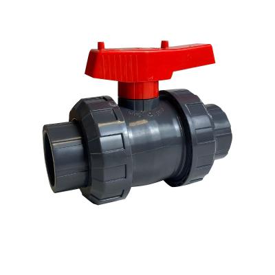 China General UPVC PVC PP Valve PVC Plastic Ball Valve for sale