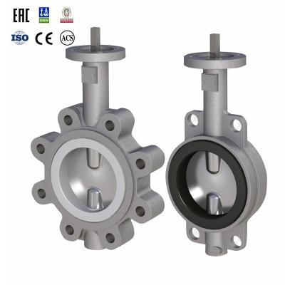 China General Strainless Steel Hook Support Wafer Butterfly Valve With CE Approval for sale