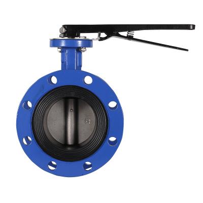 China General Industrial Double Half Shaft Single Flange Butterfly Valve for sale