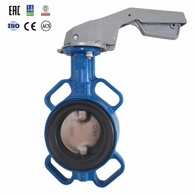 China PN16 general DN80 popular butterfly valves in Europe and America GGG40 PN16 wafer for sale