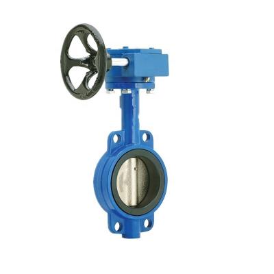 China General Type PN10 PN16 Wafer Impeller Rubber Sealing Butterfly Valve CE Approval for sale